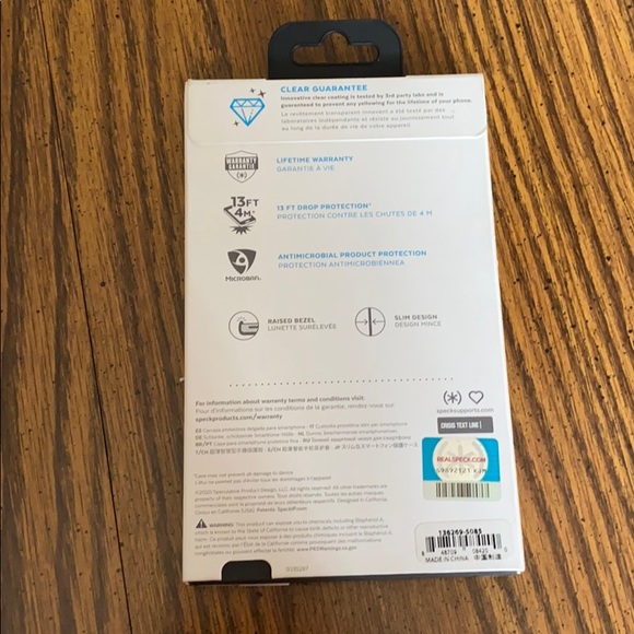 NWT speck iPhone X/Xs clear case - Picture 2 of 2